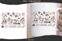 Baseball goose png design for T-shirts Product Image 3