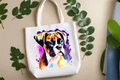 Sublimation design Watercolor Dog| PNG| Animal Clipart Product Image 5
