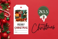 Christmas Dog Gift Tags, Christmas Tags Designs Product Image 3