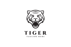 Tiger Head Logo Design Vector Illustration Product Image 3
