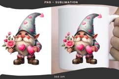 Valentine gnome png design for T-shirts Product Image 3