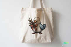 Whimsical Blue Christmas Clipart Product Image 3