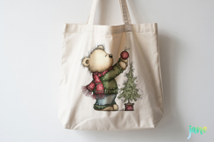 Whimsical Christmas Bears Clipart Product Image 3