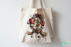 Whimsical Christmas Snowmans Clipart Product Image 3