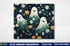 Halloween Tumbler Sublimation Wraps, Tumbler Halloween Product Image 3