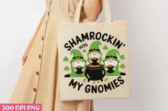 Shamrockin My Gnomies PNG, St Patricks Day Gnome Sublim Product Image 3