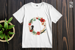 Floral Wreath Raised Fist Symbol Clipart Sublimation PNG Product Image 2