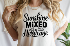 Sunshine mixed with a little Hurricane SVG | Shirt Svg Product Image 3