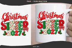 Family Christmas png design for T-shirts Product Image 3