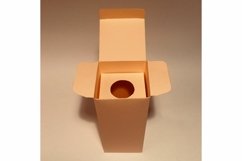 Bottle box template, bottle packaging, bottle container, A3 Product Image 4