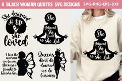Black Woman Quotes SVG Product Image 1