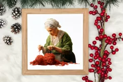 Festive Christmas Sewing Clipart , Christmas PNG Product Image 3
