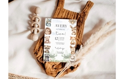 Baby Shower Invitation Template 333 Product Image 3