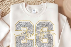 Happy New Year Svg Png Glitter New Year Crew Trendy Design Product Image 3