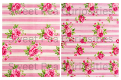 Shabby Chic, Pink, Papers, Junk Journal Product Image 3