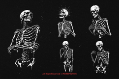 10 Bundle Dark Art Skeleton Skull Death Bone Grave Ghost Product Image 5