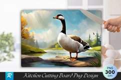 Goose Cutting Board Sublimation Design Product Image 1