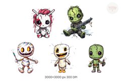 Halloween gothic Voodoo Dolls Product Image 3