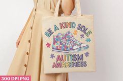 Be A Kind Sole Autism PNG, Autism Sublimation PNG Product Image 3