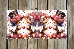 Valentine animals | 4 cat mug love watercolor designs Product Image 3