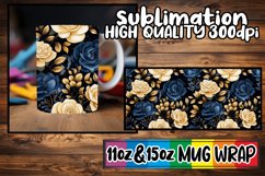 Pastel Petals Mug Wrap Designs: Sublimation Magic Product Image 1
