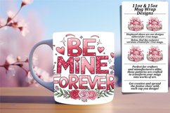 Whimsical 15oz Mug Wrap Png Artwork , Valentines Product Image 1