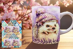 Elegant 11oz Mug Wrap Png Template , Animals Product Image 1