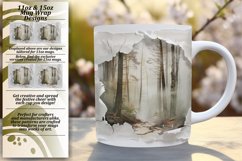 Mountain Escape 3D Mug Wrap 11oz/15oz Sublimation Product Image 1