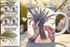 Joyful 11oz Mug Wrap Png Design , Mystic Product Image 1