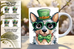 Gift 11oz Mug Wrap Png Artwork , St Patrick Product Image 1