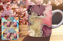 CUSTOM 11oz Mug Wrap PNG Artwork , Abstract Pattern Product Image 1