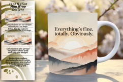 Sweet 15oz Mug Wrap Png Artwork , Girl Quote Product Image 1