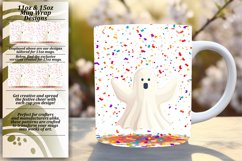Ghostly Easter: Sublimation Mug Wrap Product Image 1