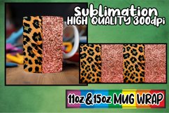 Chic Leopard &amp; Blossom Mug Designs 15oz 11oz Product Image 1