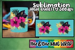 Sweet vibes 11oz 15oz sublimation wrap, Flower Product Image 1