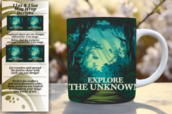 Lovely 15oz Mug Wrap Png Artwork , Adventure Product Image 1