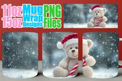 Cozy afternoons sublimation mug wrap, Winter Product Image 1