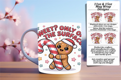 Gift 11oz Mug Wrap Png Artwork , Kawaii Food Product Image 1
