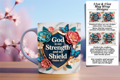 Fashionable 11oz Mug Wrap Png Artwork , Christian Product Image 1