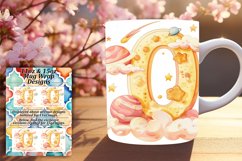 Watercolor Marvel: Sublimation Mug Wrap Art 11oz/15oz Product Image 1