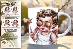 Flawless 11oz Mug Wrap Png Artwork , Cupid Product Image 1