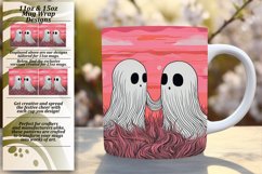 Heartwarming Ghost Mug Design Product Image 1