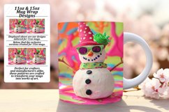 Sun-Kissed Snowman Splendor: Holiday Sublimation Product Image 1