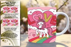 EYE-CATCHING 11oz Mug Wrap PNG , Valentines Product Image 1