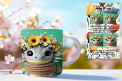 Elegant 15oz Mug Wrap Png Artwork , Dragon Product Image 1