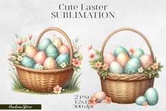 Cute Easter and Spring Clipart PNG. Product Image 1