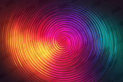 Vibrant Rainbow Spiral Background for Digital Craft Projects Product Image 1