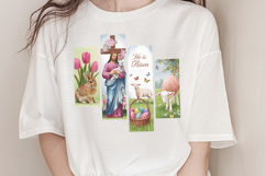 He is risen PNG, Retro Easter Sublimation PNG Product Image 1