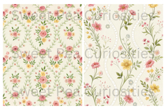 Flowers, Paper, Shabby Chic, Papers, Junk Journal Product Image 3