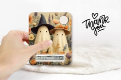 Floral Halloween Ghosts Money Card, Kids Money Card Product Image 3